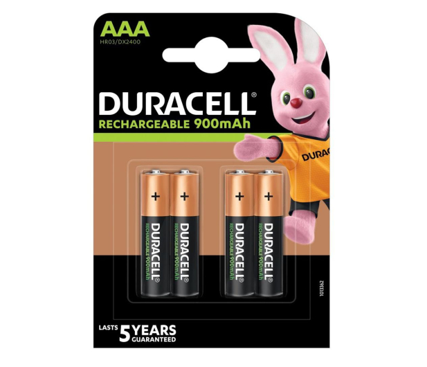 DURACELL Akumulatory AAA/HR3 900mAh blister 4 sztuki DURACELL AKU AAA/HR3 900MAH 4SZT - 1247825 - zdjęcie